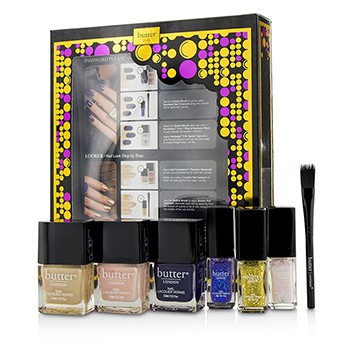 BUTTER LONDON PASSWORD PLEASE NAIL ART COLLECTION WITH BRUSH 7PCS Makeup Cosmetics Malaysia