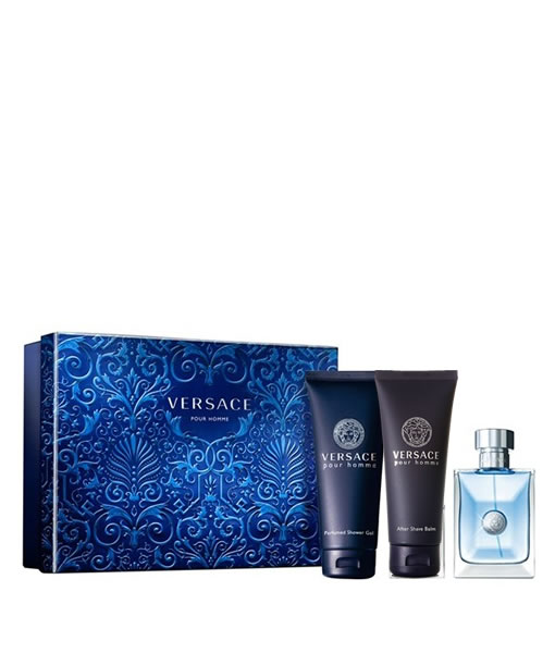 VERSACE POUR HOMME 3 PIECES GIFT SET FOR MEN