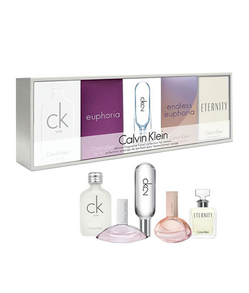 CALVIN KLEIN CK DELUXE FRAGRANCE TRAVEL COLLECTION GIFT SET 2 FOR WOMEN