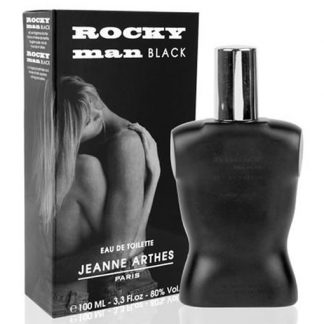 JEANNE ARTHES ROCKY MAN BLACK EDT FOR MEN