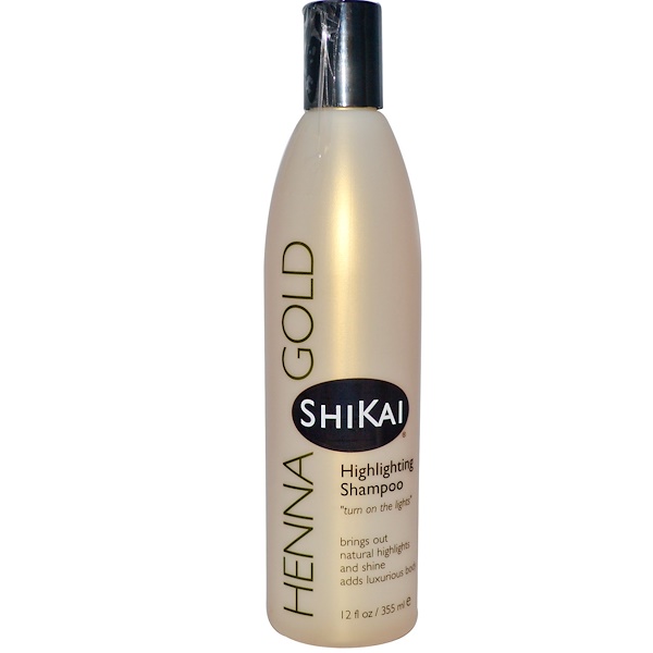Shikai Henna Gold Highlighting Shampoo 12 Fl Oz 355ml