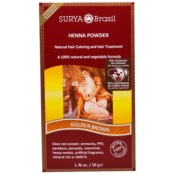Surya Brasil Henna Powder Natural Hair Coloring And Hair