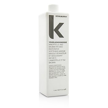 KEVIN.MURPHY YOUNG.AGAIN.MASQUE (IMMORTELLE AND BAOBAB INFUSED RESTORATIVE SOFTENING MASQUE - TO DRY DAMAGED OR BRITTLE HAIR)  1000ML/33 KEVIN.MURPHY YOUNG.AGAIN.MASQUE (IMMORTELLE AND BAOBAB INFUSED RESTORATIVE SOFTENING MASQUE - TO DRY DAMAGED OR BRITTLE HAIR)  1000ML/33.6OZ