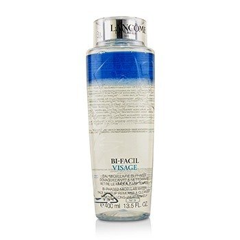 LANCOME BI FACIL VISAGE BI-PHASED MICELLAR WATER FACE MAKEUP REMOVER &AMP; CLEANSER  400ML/13.5OZ