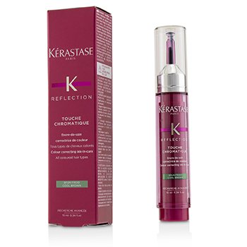KERASTASE REFLECTION TOUCHE CHROMATIQUE COLOUR CORRECTING INK-IN-CARE - # COOL BROWN (ALL COLOURED HAIR TYPES)  10ML/0.34OZ