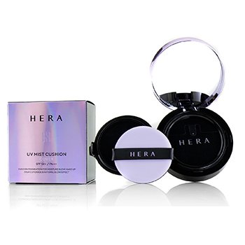 HERA UV MIST CUSHION COVER HIGH COVERAGE &AMP; NATURAL GLOW SPF50 WITH EXTRA REFILL - # C21 VANILLA COVER  2X15G/0.5OZ