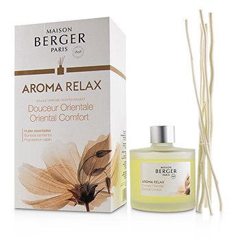 LAMPE BERGER SCENTED BOUQUET - AROMA RELAX (POGOSTEMON CABLIN)  180ML/6.08OZ