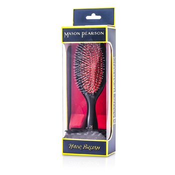 MASON PEARSON BOAR BRISTLE &AMP; NYLON - HANDY BRISTLE &AMP; NYLON HAIR BRUSH BN3 - # DARK RUBY (GENERALLY USED FOR NORMAL HAIR)  1PC