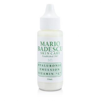 MARIO BADESCU HYALURONIC EMULSION WITH VITAMIN C - FOR COMBINATION/ DRY/ SENSITIVE SKIN TYPES  29ML/1OZ