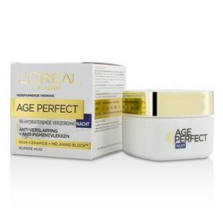 L'OREAL AGE PERFECT RE-HYDRATING NIGHT CREAM - FOR MATURE SKIN  50ML/1.7OZ