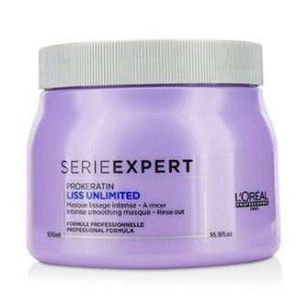 L'OREAL PROFESSIONNEL SERIE EXPERT - LISS UNLIMITED PROKERATIN INTENSE SMOOTHING MASQUE  500ML/16.9OZ