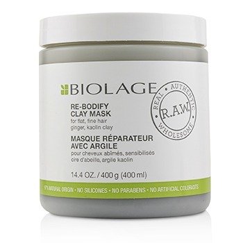 MATRIX BIOLAGE R.A.W. RE-BODIFY CLAY MASK (FOR FLAT, FINE HAIR)  400ML/14.4OZ