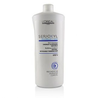 L'OREAL PROFESSIONNEL SERIOXYL GLUCOBOOST + INCELL BODIFYING CONDITIONER (NATURAL, NOTICEABLY THINNING HAIR)  1000ML/33.8OZ