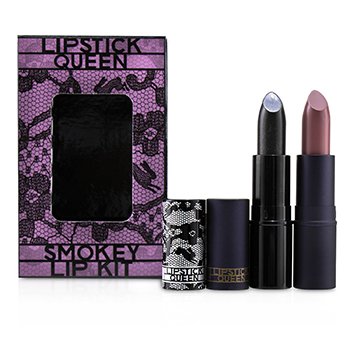 LIPSTICK QUEEN SMOKEY LIP KIT - # MAUVE SINNER  2X3.5G/0.12OZ