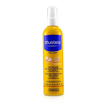 MUSTELA VERY HIGH PROTECTION SUN LOTION SPF50+ - SUN SENSITIVE &AMP; INTOLERANT SKIN  300ML/10.14OZ