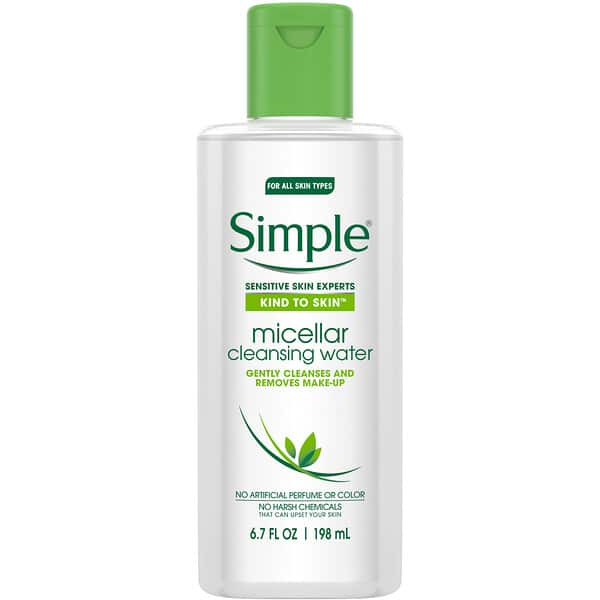 simple facial wash micellar