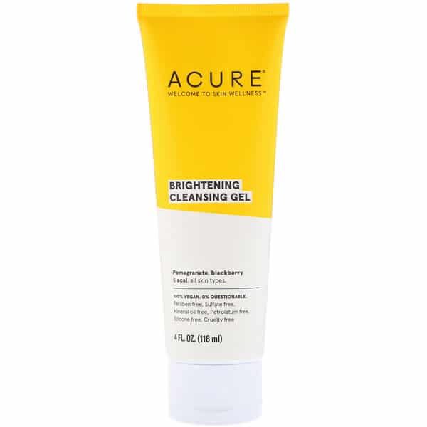 acure brightening gel cleanser
