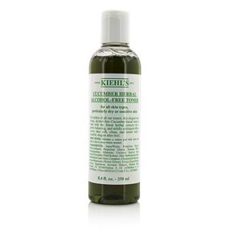 Kiehl's Cucumber Herbal Alcohol-Free Toner - For Dry or Sensitive Skin Types  250ml/8.4oz