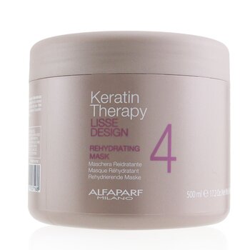 AlfaParf Lisse Design Keratin Therapy Rehydrating Mask (Salon Size)  500ml/17.63oz