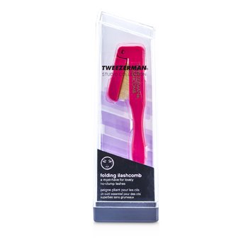 Tweezerman Folding Ilashcomb (Studio Collection) - Pink  -