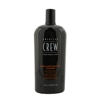 American Crew Men Daily Moisturizing Shampoo (For All Types of Hair)  1000ml/33.8oz