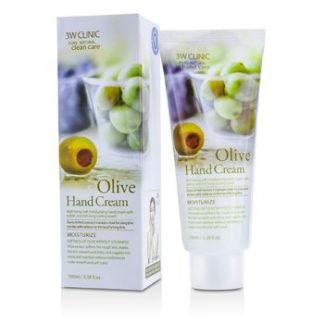 3W Clinic Hand Cream - Olive  100ml/3.38oz