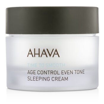 Ahava Time To Smooth Age Control Even Tone Sleeping Cream  50ml/1 Ahava Time To Smooth Age Control Even Tone Sleeping Cream  50ml/1.7oz