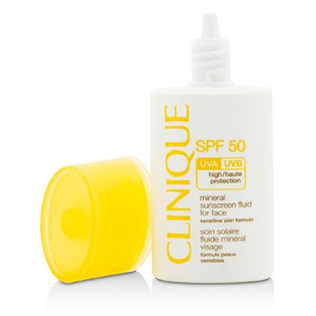 Clinique Mineral Sunscreen Fluid For Face SPF 50 - Sensitive Skin Formula  30ml/1oz