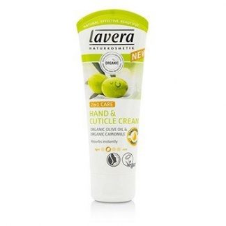 Lavera Organic Olive Oil & Camomile 2 In 1 Care Hand And Cuticle Cream 61947/107086  75ml/2.5oz