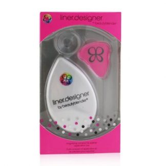 BeautyBlender Liner Designer (1x Eyeliner Application Tool, 1x Magnifying Mirror Compact, 1x Suction Cup) - Pink  3pcs
