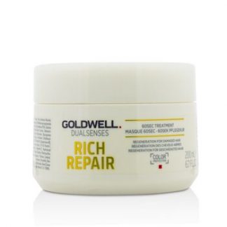 Goldwell Dual Senses Rich Repair 60Sec Treatment (Regeneration For Damaged Hair)  200ml/6.7oz