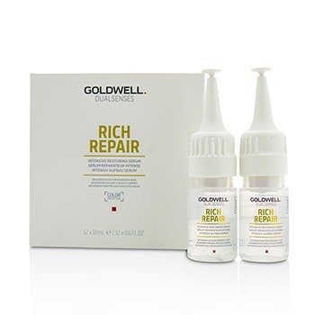 Goldwell Dual Senses Rich Repair Intensive Restoring Serum (Regeneration For Damaged Hair)  12x18ml/0 Goldwell Dual Senses Rich Repair Intensive Restoring Serum (Regeneration For Damaged Hair)  12x18ml/0.6oz