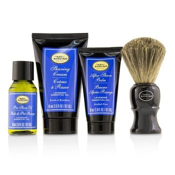 The Art Of Shaving The 4 Elements of the Perfect Shave Mid-Size Kit - Lavender  4pcs 1 The Art Of Shaving The 4 Elements of the Perfect Shave Mid-Size Kit - Lavender  4pcs
