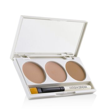 Natasha Denona On Cover Invisible Correcting Concealer Palette - # 02 Medium - Dark  3x2ml/2.03g