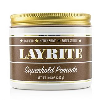Layrite Superhold Pomade (High Hold, Medium Shine, Water Soluble)  297g/10.5oz