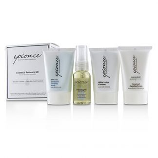 Epionce Essential Recovery Kit: Milky Lotion Cleanser 30ml+ Priming Oil 25ml+ Enriched Firming Mask 30g+ Renewal Calming Cream 30g  4pcs