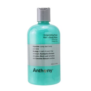 Anthony Invigorating Rush Hair & Body Wash (All Skin Types)  355ml/12oz