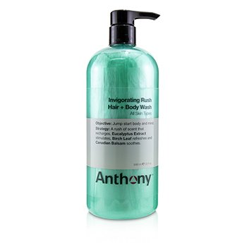 Anthony Invigorating Rush Hair & Body Wash (All Skin Types)  946ml/32oz