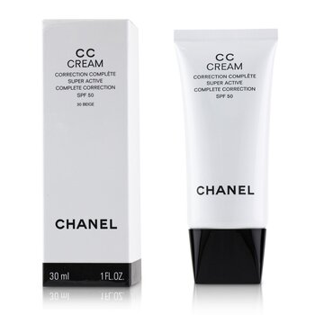 Chanel CC Cream Super Active Complete Correction SPF 50 # 30 Beige  30ml/1oz