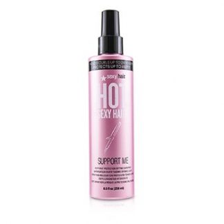 Sexy Hair Concepts Hot Sexy Hair Support Me 450ºF Heat Protection Setting Hairspray  250ml/8.5oz