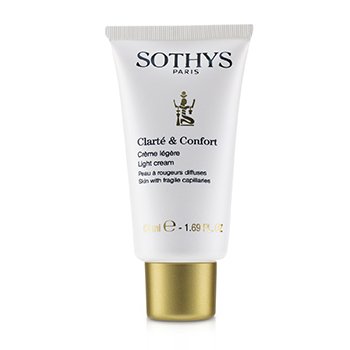 Sothys Clarte & Comfort Light Cream - For Skin With Fragile Capillaries  50ml/1.69oz
