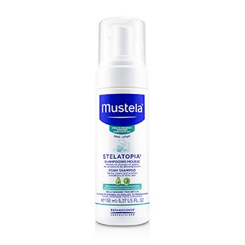 Mustela Stelatopia Foam Shampoo (Gently Cleans and Soothes Sensations of Itchy Skin)  150ml/5.07oz