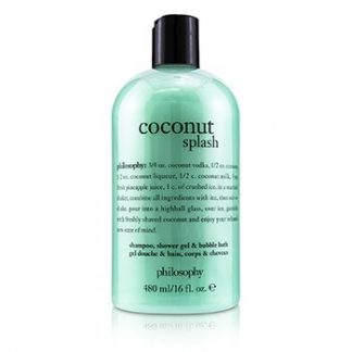 Philosophy Coconut Splash Shampoo, Shower Gel & Bubble Bath  480ml/16oz