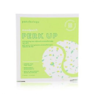 Patchology Moodpatch - Perk Up Energizing Tea-Infused Aromatherapy Eye Gels (Green Tea+Bergamot+White Mulberry)  5pairs