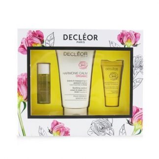 Decleor Certified Organic Soothing Box: Comfort 2 In 1 Cream & Mask 50ml+Comfort Oil-Serum 5ml+Comfort Night Balm 2.5ml  3pcs