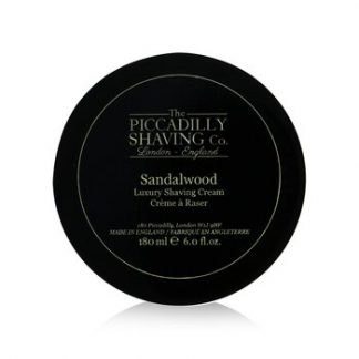 The Piccadilly Shaving Co. Sandalwood Luxury Shaving Cream  180g/6oz