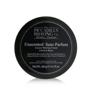The Piccadilly Shaving Co. Unscented Luxury Shaving Cream  180g/6oz