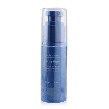 Bioelements Quick Refiner - Leave-On Gel AHA Exfoliator with Glycolic + Multi-Fruit Acids - For All Skin Types, Except Sensitive  30ml/1oz