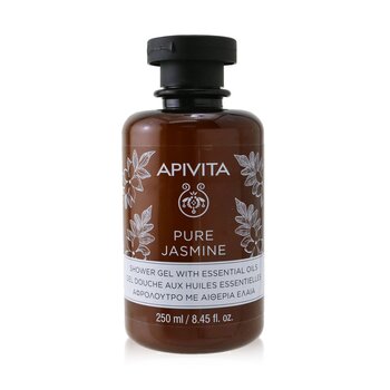 Apivita Pure Jasmine Shower Gel with Essential Oils  250ml/8 Apivita Pure Jasmine Shower Gel with Essential Oils  250ml/8.45oz