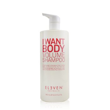 Eleven Australia I Want Body Volume Shampoo  960ml/32.5oz